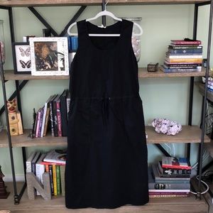 Eileen Fisher Linen Drawstring Dress EUC